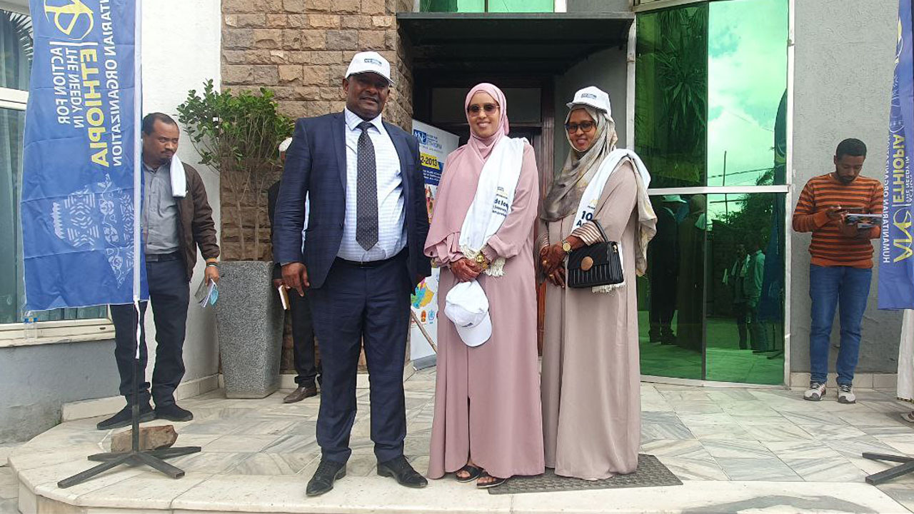 Madam Aisha Sheik Abdi visited Action for the Needy in Ethiopia ANE